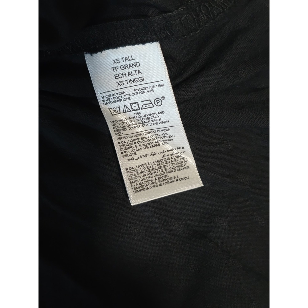 Old Navy Womens XS Tall Babydoll black eyelet cami mini dress NWT - Picture 5 of 7